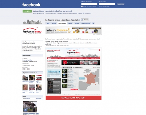 Page Facebook La Fourmi Immo