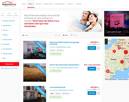 Site La Fourmi Immo